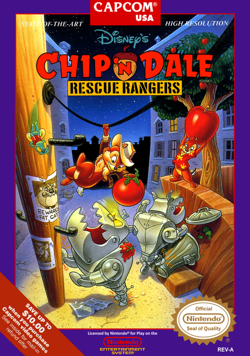 Chip 'n Dale - Rescue Rangers (USA) box art